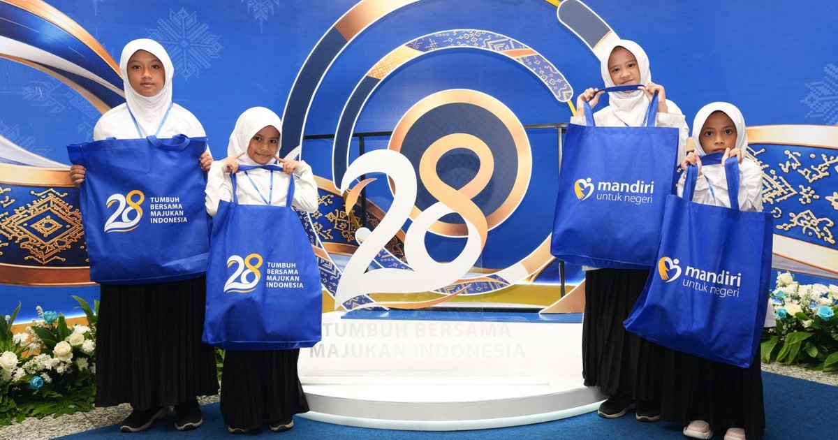 28 Tahun Bank Mandiri, Hadir dan Berbagi Manfaat untuk Masyarakat
