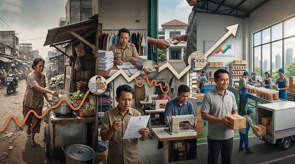 13 Juta Usaha di Indonesia Sulit Naik Kelas, Ini Penyebabnya