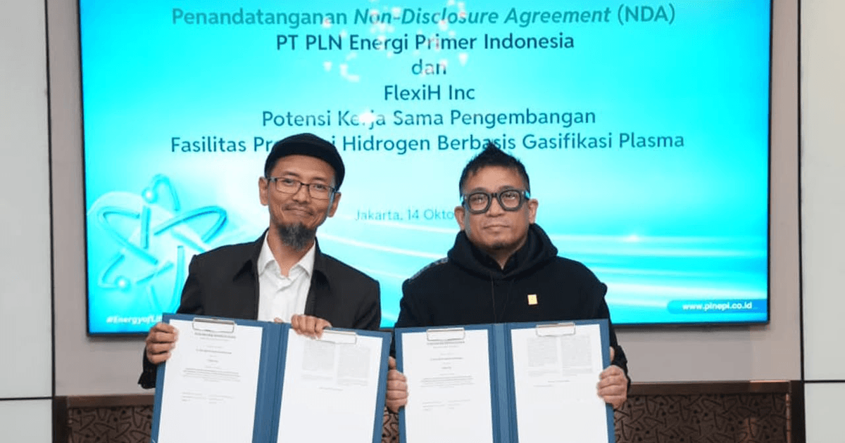 PLN EPI Gandeng FLEXIH, Jajaki Produksi Hidrogen dari Biomassa