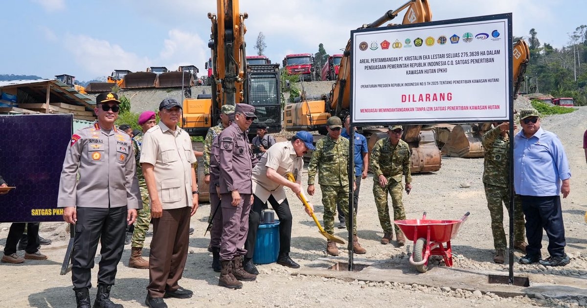 Sikat Tambang Emas Ilegal 275 Hektare di Nabire, Menhan Sjafrie Tegaskan Negara Tak Gentar Hadapi Perlawanan