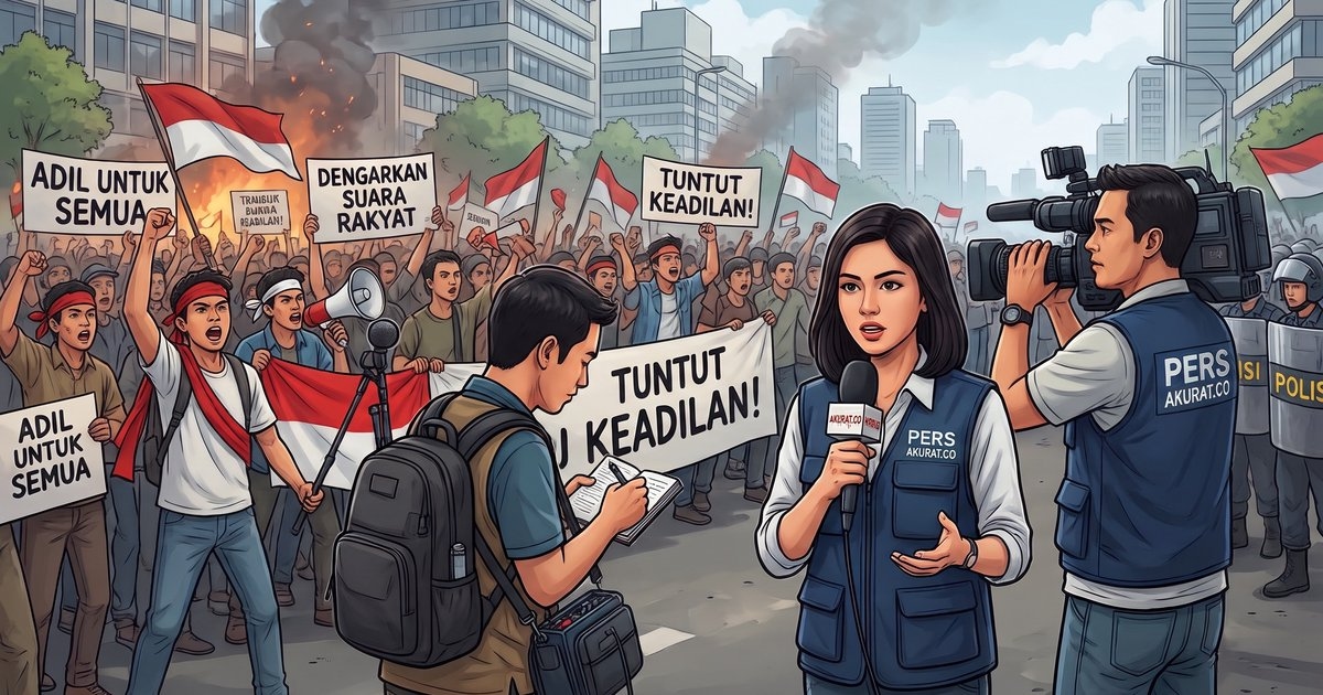 5 Hak Jurnalis Saat Meliput Demonstrasi, Tak Boleh Diintimidasi