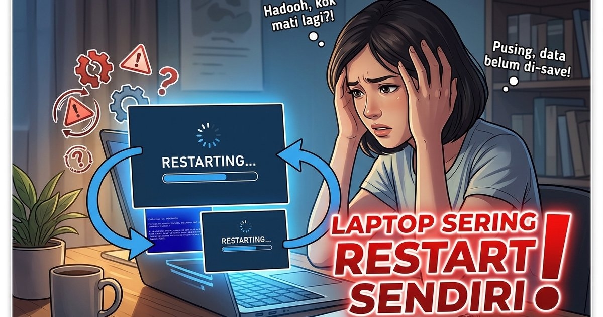 Laptop Sering Restart Sendiri? Ini Penyebab dan Cara Mengatasinya
