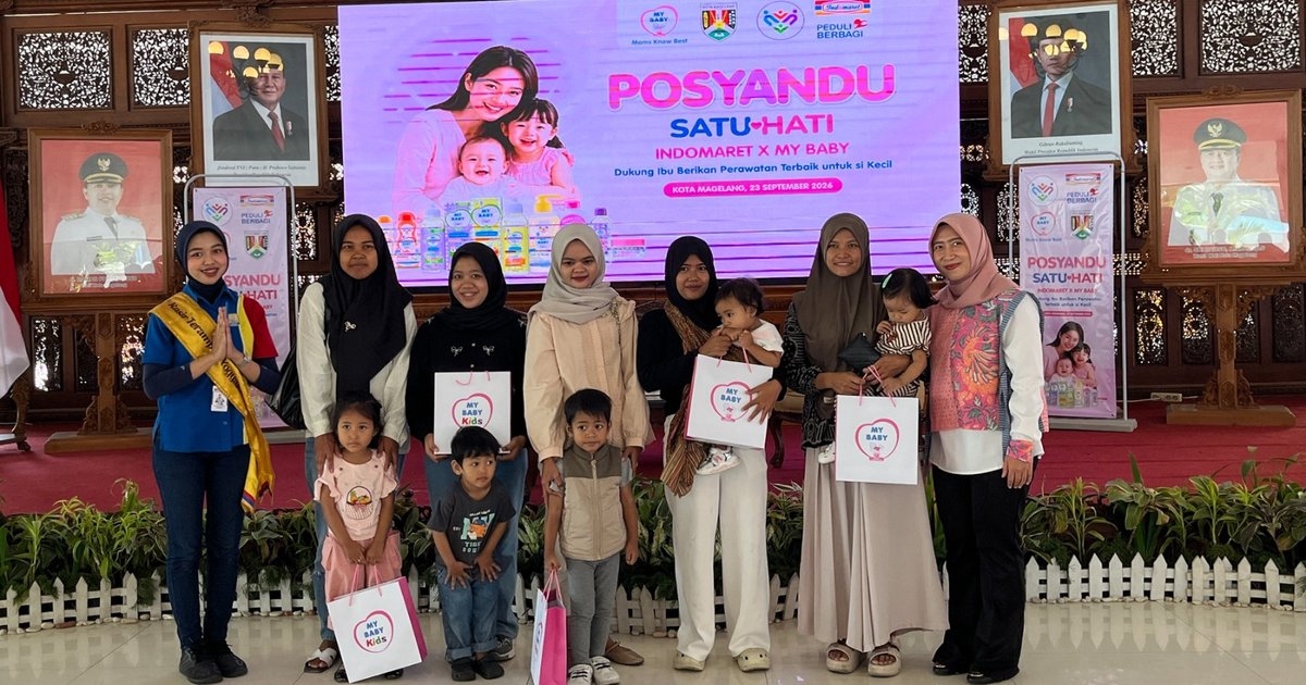 MY BABY Hadirkan Gerakan SATU HATI di 10 Posyandu, Libatkan 3.000 Ibu dan Anak