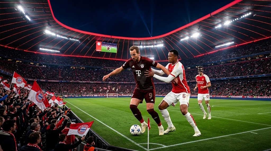 Prediksi Skor Bayern vs Arsenal 22 Oktober 2026: Duel Produktivitas dan Pertahanan