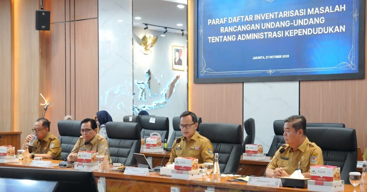 Pemerintah Teken DIM RUU Adminduk, Wamendagri: Segera Diserahkan ke DPR