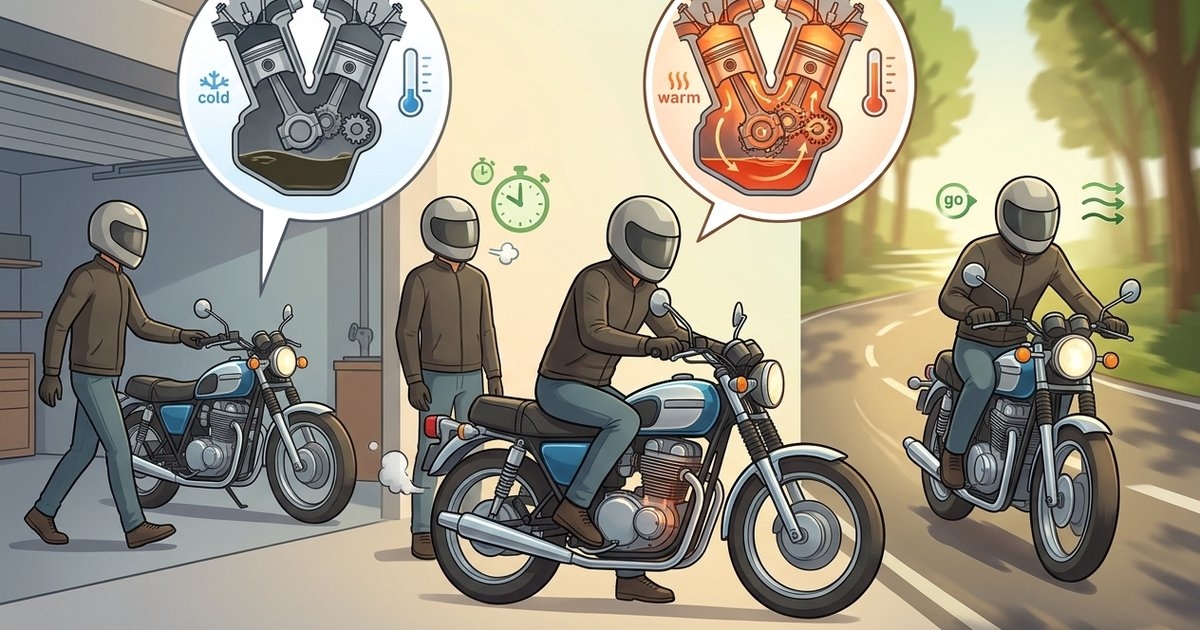 Haruskah Memanaskan Motor Sebelum Dipakai? Ini Durasi Idealnya