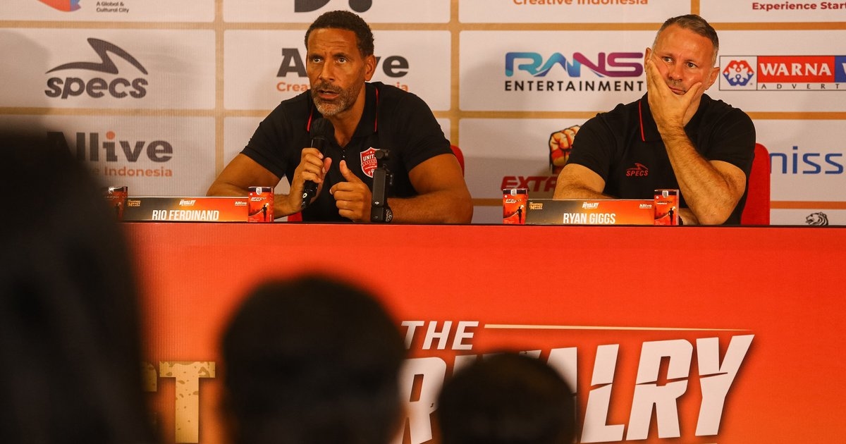 Jelang Tampil Lawan Legenda Arsenal di GBK, Rio Ferdinand Berkelakar Bakal 'Mabuk' Lebih Dulu