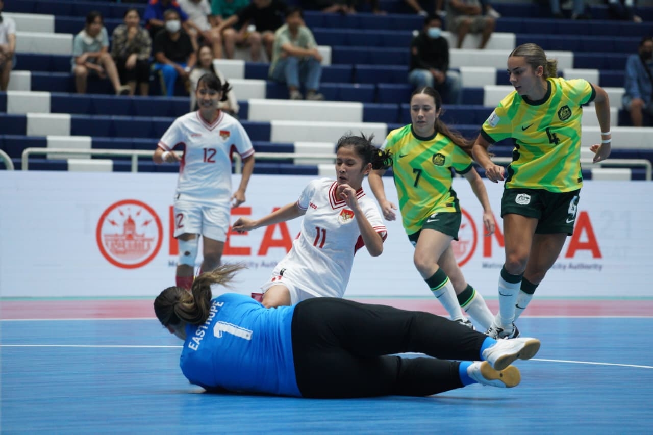 Kejuaraan Futsal ASEAN: Dramatis, Timnas Futsal Putri Indonesia Kalah di Detik Terakhir Lawan Australia