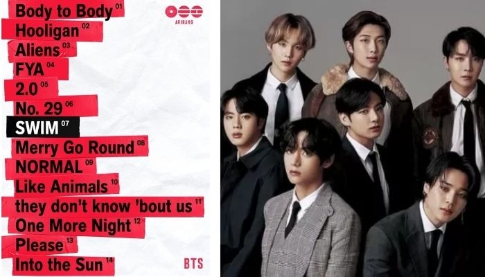 Daftar Lagu Album ARIRANG BTS: 14 Track Lengkap, SWIM Jadi Title Track Comeback 2026