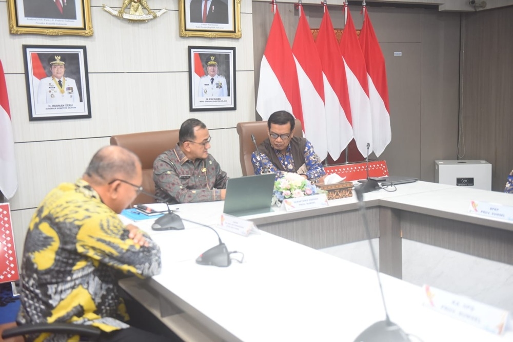 Sekda Sumsel Edward Candra Koordinasikan Percepatan Pembangunan Empat Flyover di Muara Enim