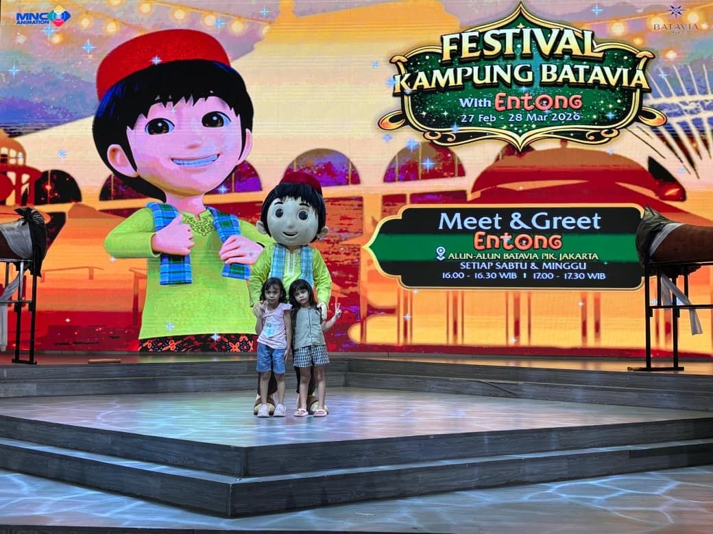 Festival Kampung Batavia PIK Ramai, Anak-Anak Antusias Bertemu Si Entong
