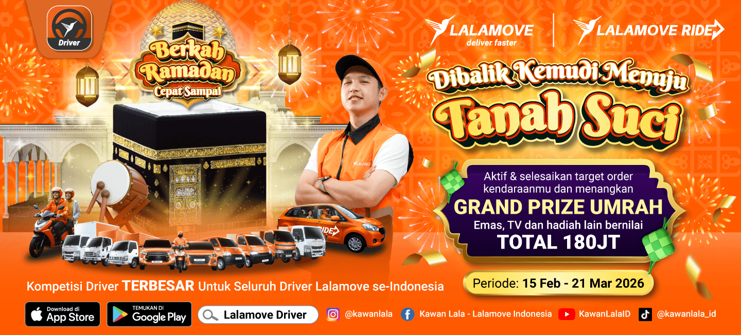Berkah Ramadan, Lalamove Apresiasi Mitra Driver Melalui Kompetisi Umrah 2026