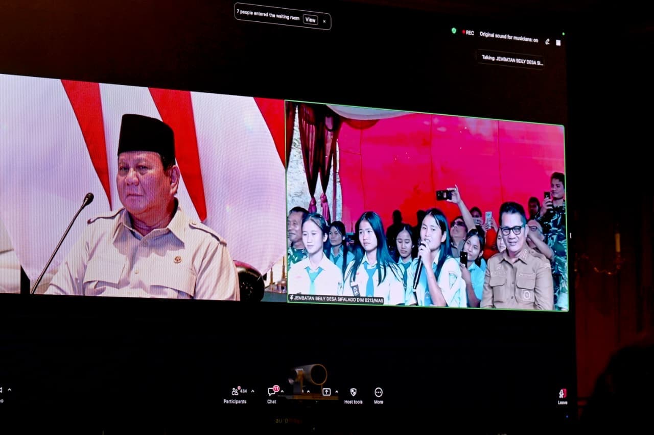 Siswa Nias yang Viral Minta Jembatan ke Prabowo Subianto Kini Tagih Program MBG