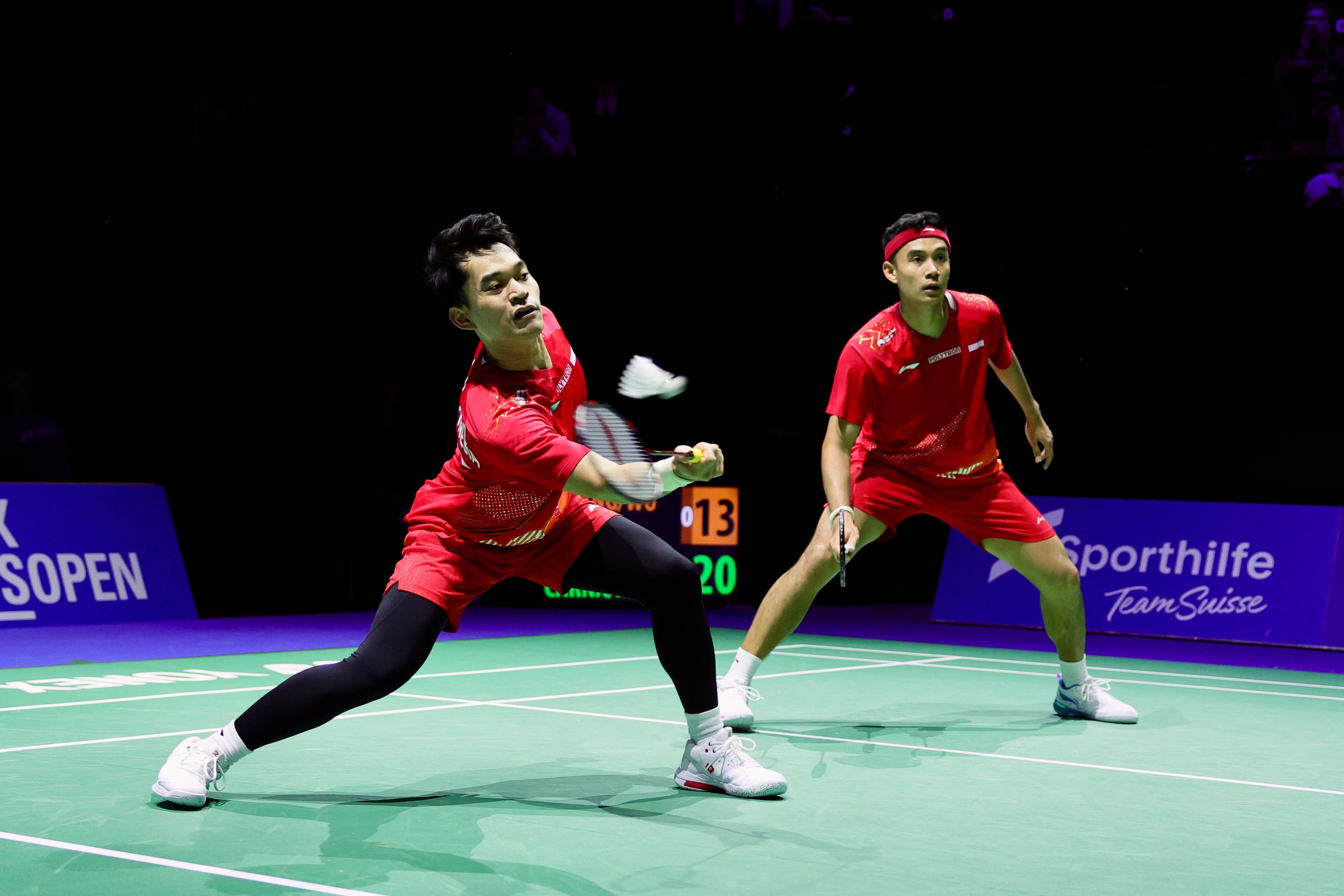 Swiss Terbuka: Turunkan 3 Wakil, Ganda Putra Indonesia Cuma Berhasil Loloskan Leo/Bagas ke 16 Besar