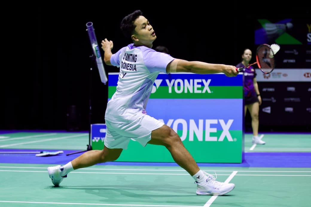 Swiss Terbuka 2026: Anthony Ginting Menang Mudah, Ubed Gugur di Tangan Unggulan Pertama
