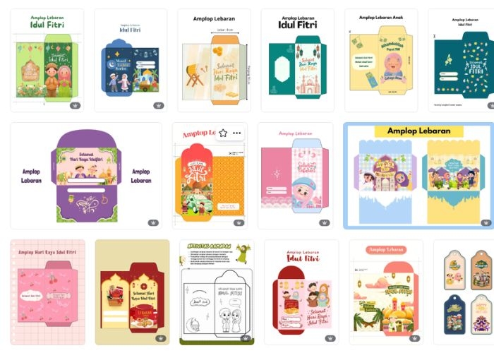 15 Template Desain Amplop THR Lebaran 2026 yang Lucu untuk Anak-anak, Cek di Sini!