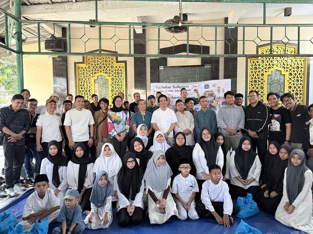 Momentum Berbagi, Balkoters Santuni Puluhan Anak Yatim Jelang Lebaran