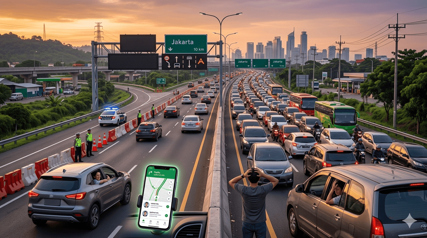 Cara Cek Jadwal One Way dan Contraflow Arus Balik Lebaran 2026, Jangan Sampai Terjebak Macet!