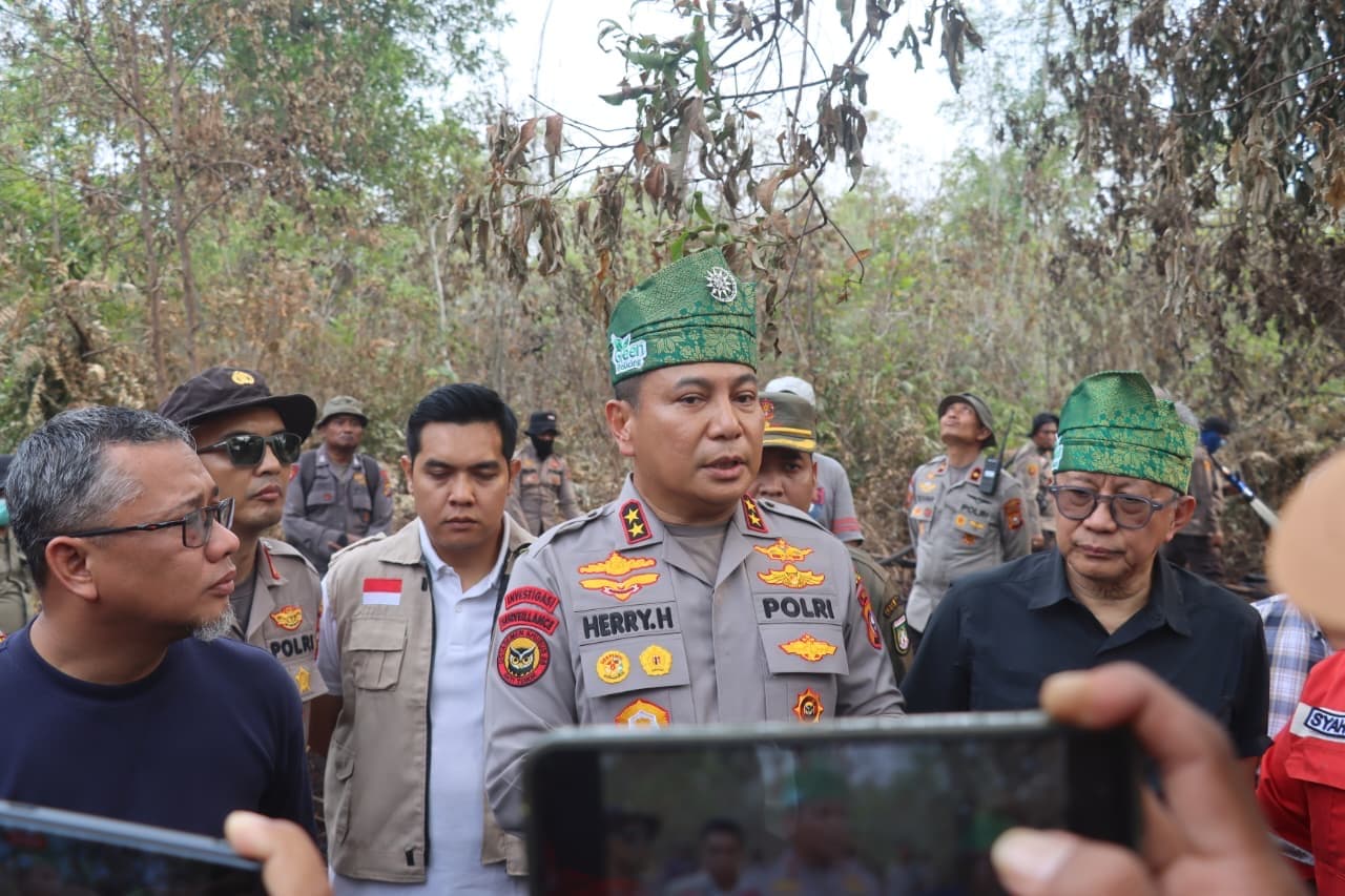 Kapolda Riau: Karhutla Dumai Mulai Terkendali, Kolaborasi Lintas Sektor Jadi Kunci