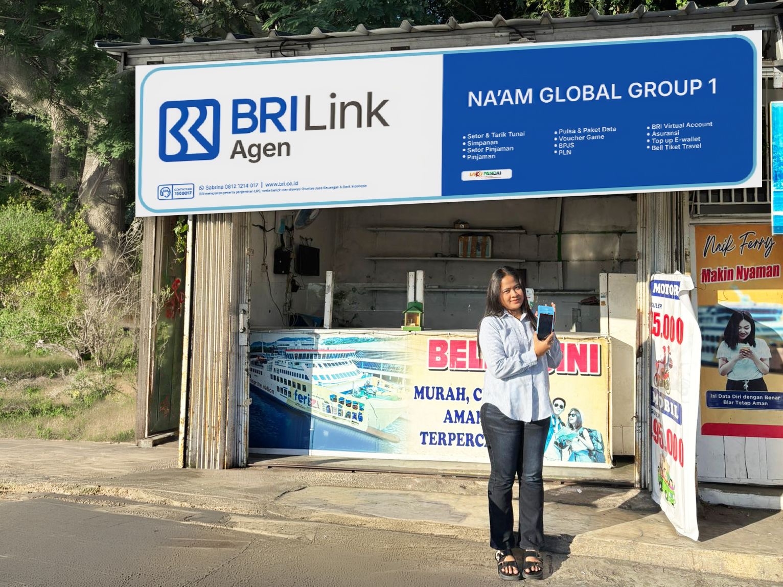 Kisah BRILink Agen di Bakauheni, Berawal Dari ModalUsaha yang Terbatas hingga Menjadi Andalan Solusi Transaksi Masyarakat