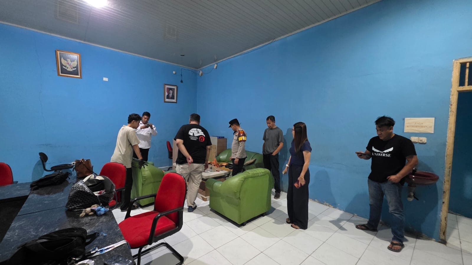 Kantor PWI Babel Dirusak, Pelaku Masih Misterius, Tinggalkan Pesan Ancaman