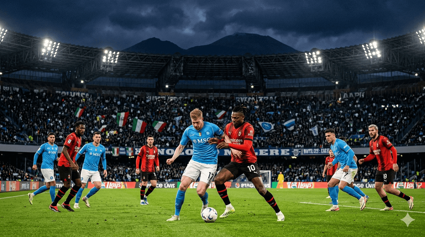 Prediksi Skor Napoli vs AC Milan Serie A 2025/2026: Duel Penentu di Papan Atas