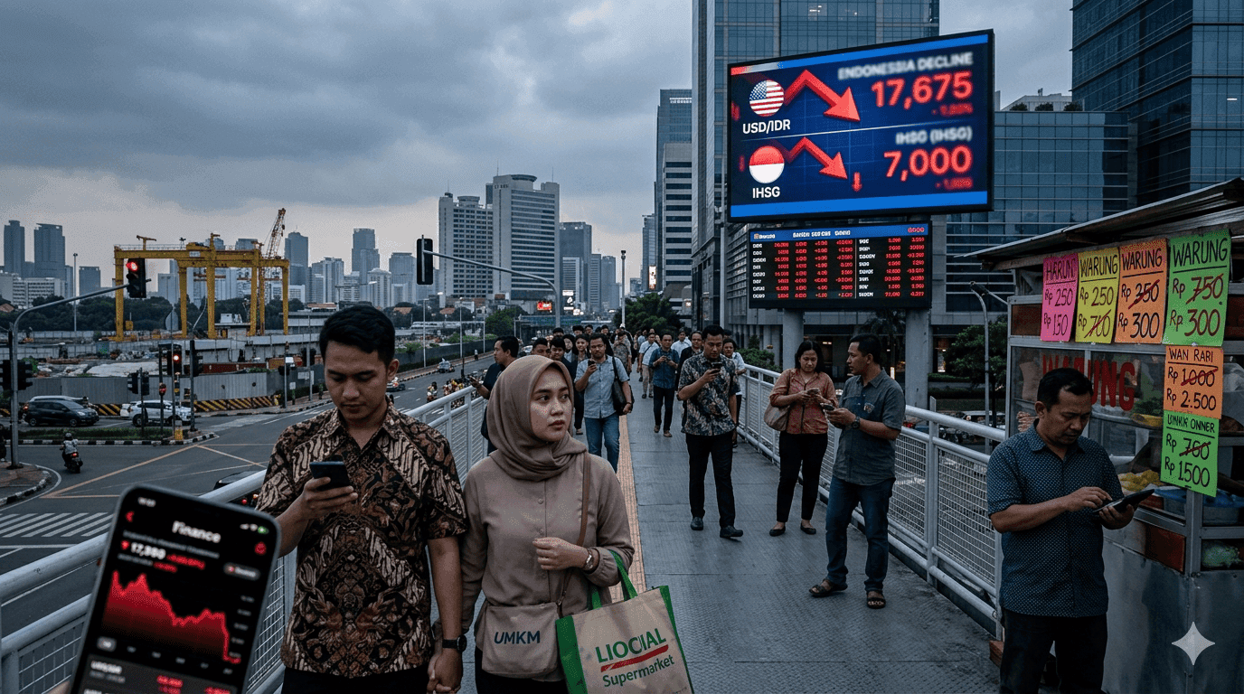 Rupiah Tembus 17.000 dan IHSG Melemah, Apa Dampaknya bagi Ekonomi dan Investor Indonesia?