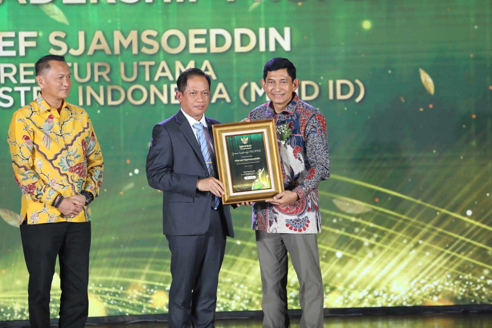Maroef Sjamsoeddin Raih Green Leadership PROPER 2025, Bukti Komitmen Keberlanjutan MIND ID