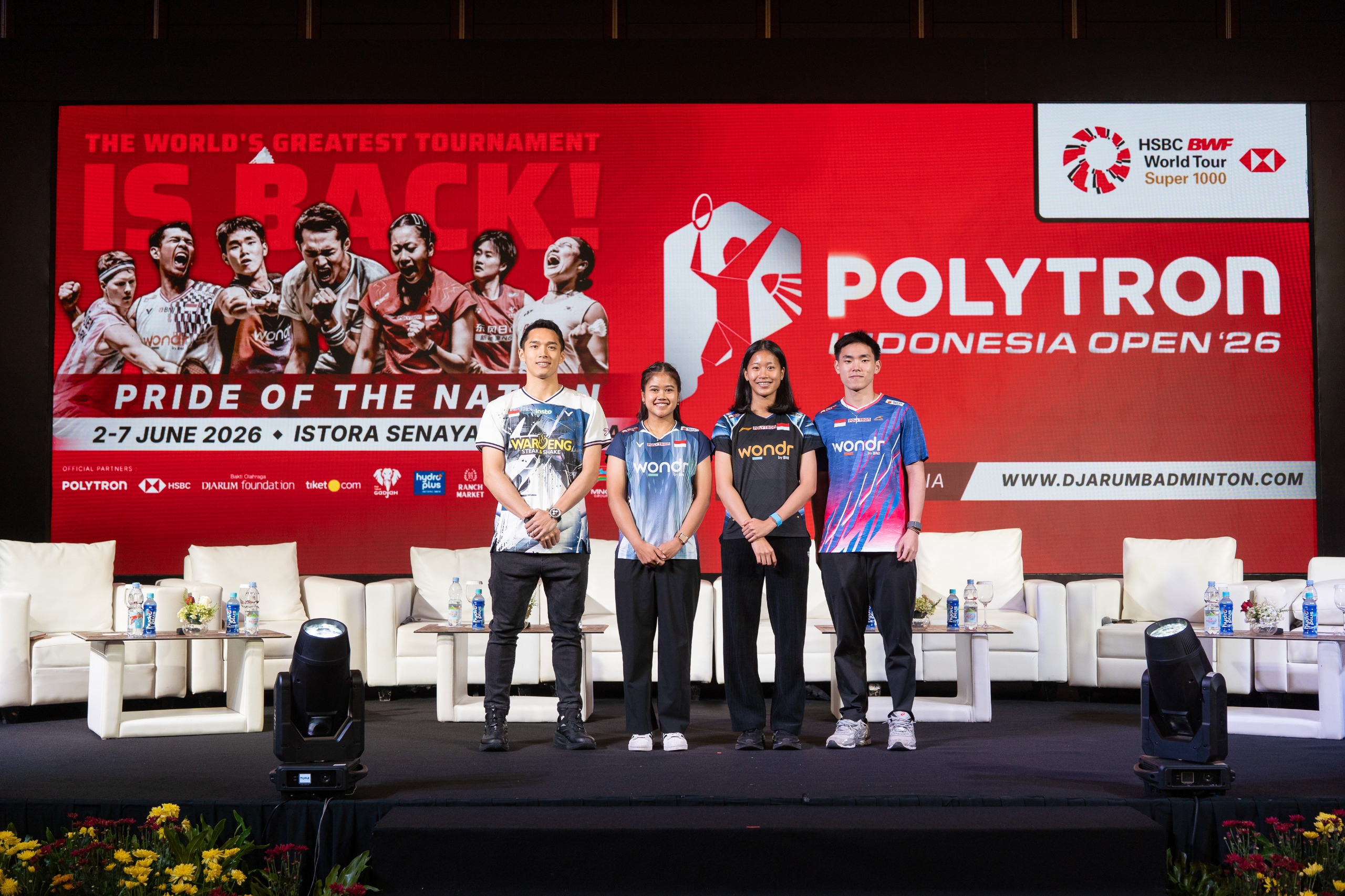 Indonesia Terbuka: Penasaran, Jonatan Christie dan Putri Kusuma Wardani Incar Gelar Perdana di Istora