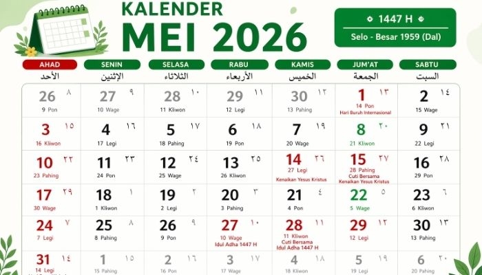Daftar Hari Penting 5 Mei 2026: Dari Peran Desa hingga Isu Kesehatan Global