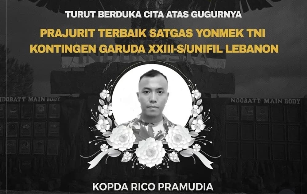Pemerintah Berduka Atas Kembali Gugurnya Personel TNI di Lebanon, Beri Penghormatan Setinggi-tingginya
