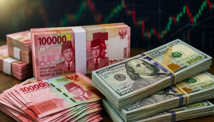 Dolar Menguat, Rupiah Terancam Melemah ke Rp17.550