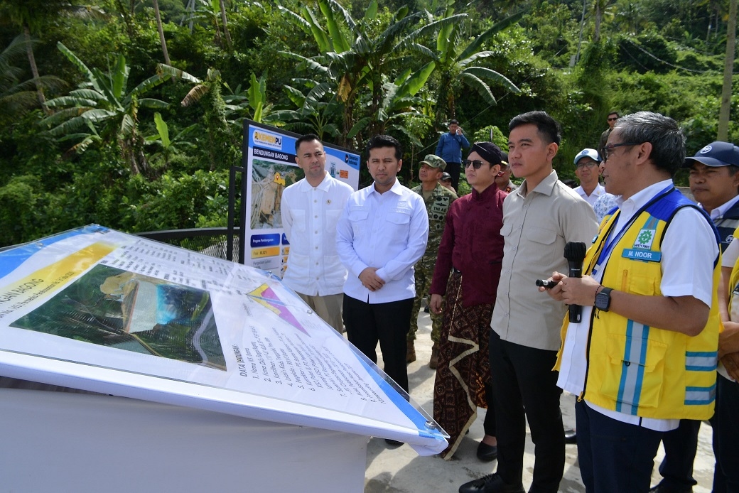 Dukung Penguatan Ketahanan Air dan Pangan di Trenggalek, Wapres Gibran Ingatkan Pembangunan Bendungan Bagong Sesuai Target