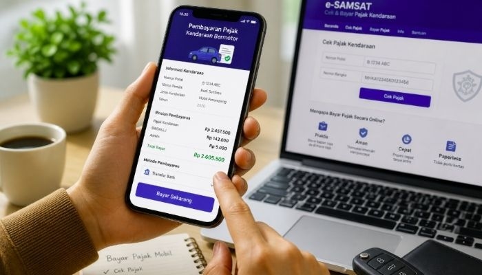 Cara Bayar Pajak Mobil secara Online, Praktis Tanpa Antre dan Bisa dari HP!