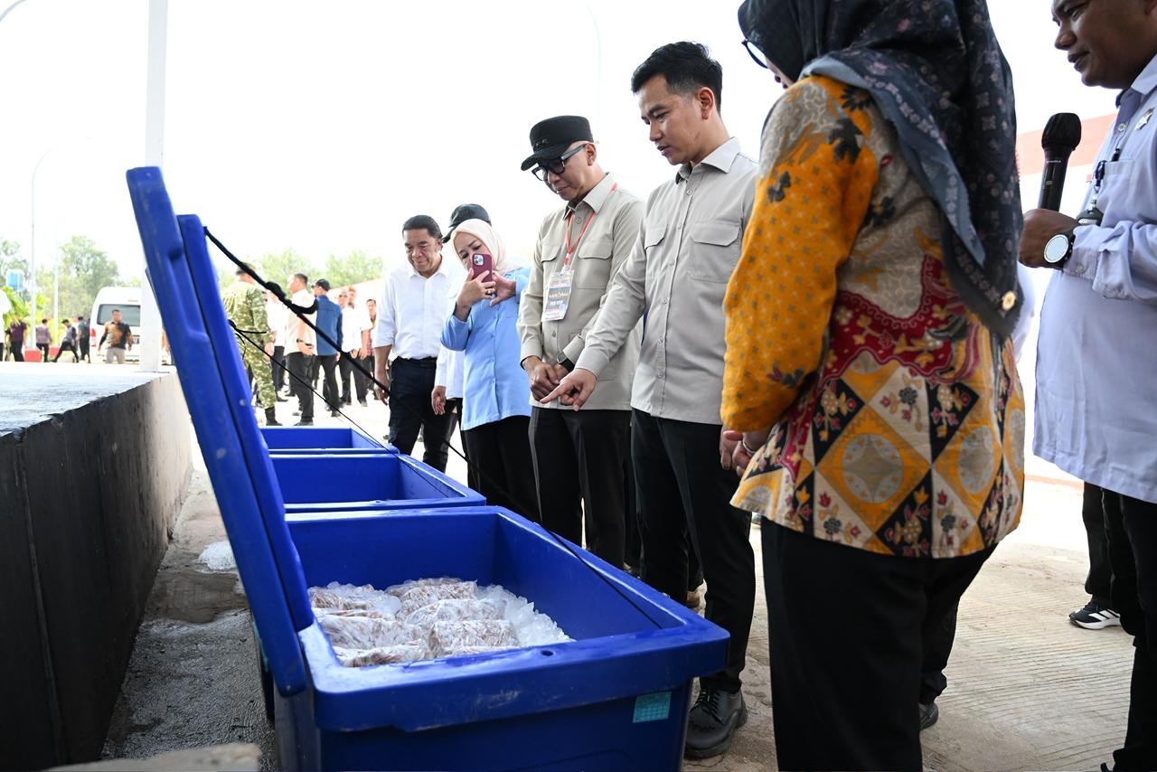 Gibran Tinjau KNMP Desa Margasari Pastikan Fasilitas Kawasan Nelayan Terintregasi