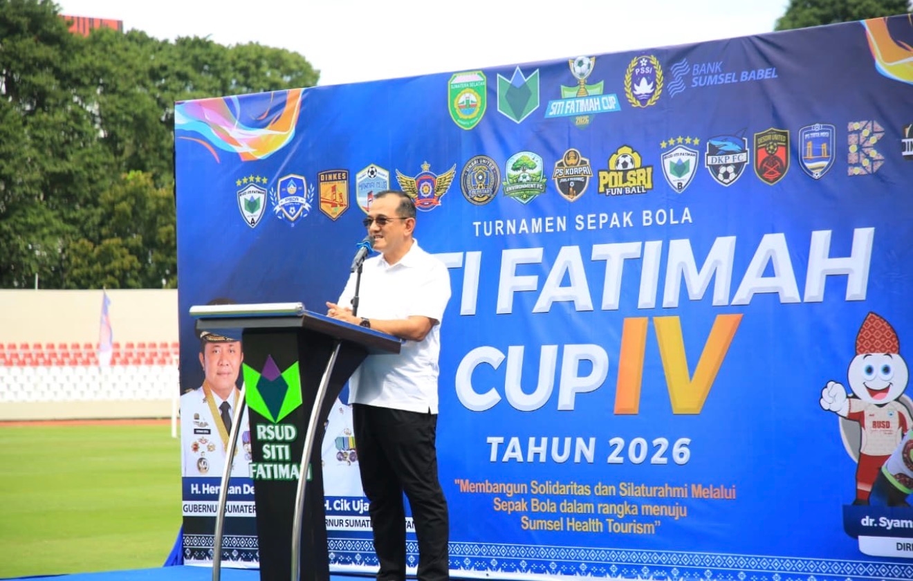Sekda Sumsel Resmi Buka RS Siti Fatimah Cup IV 2026