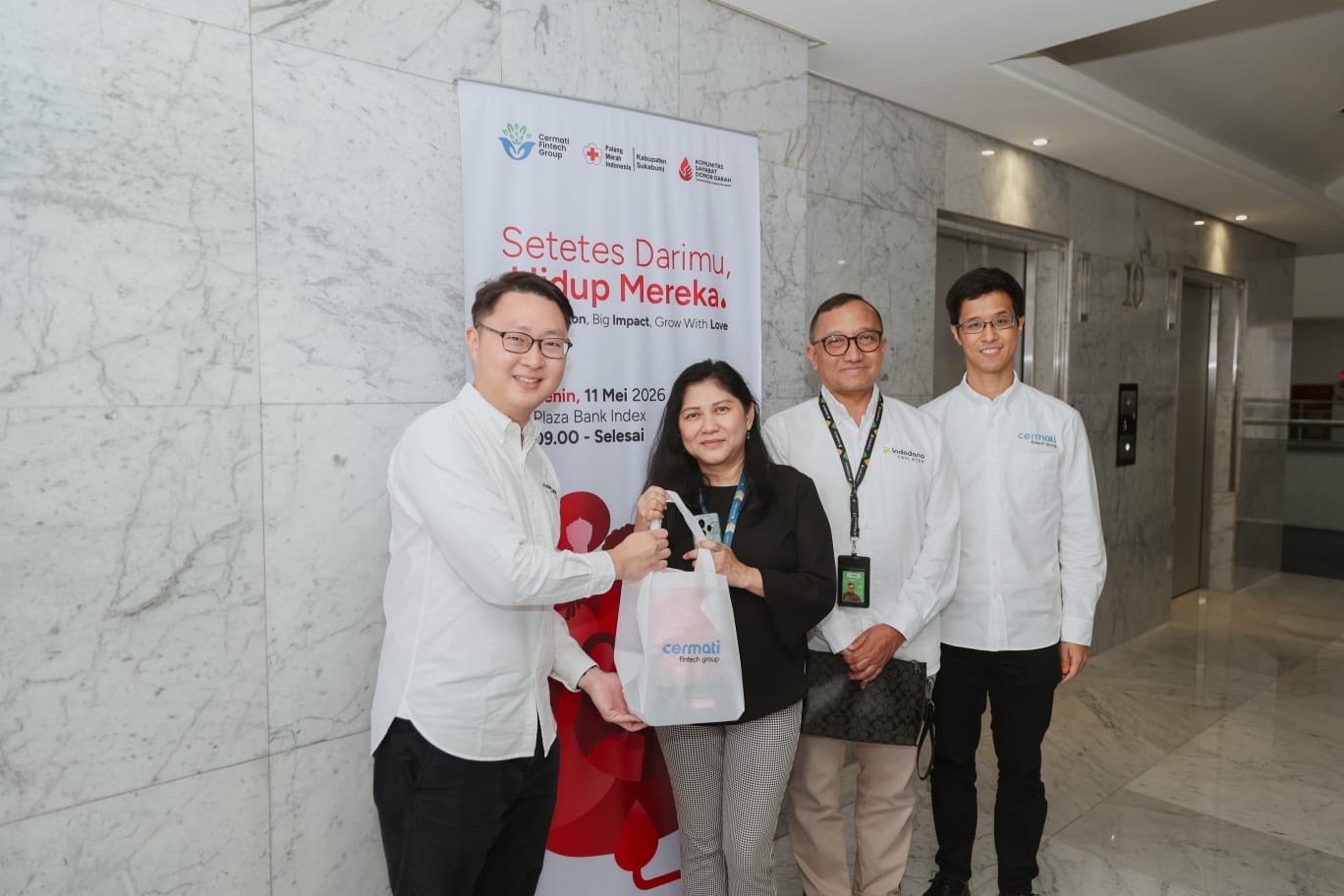 Peringati Hari Palang Merah Internasional, Cermati Fintech Group Gelar Aksi Donor Darah