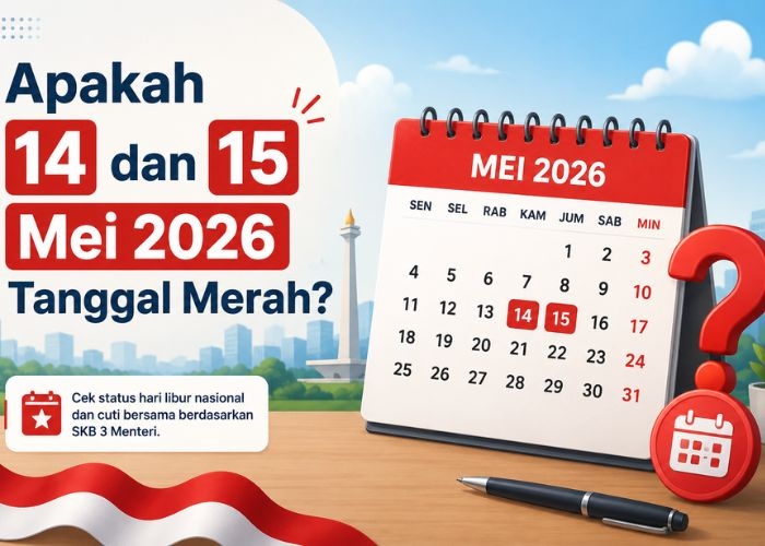 Apakah 14 dan 15 Mei 2026 Tanggal Merah? Cek Jadwal Libur dan Long Weekend Pekan Ini!