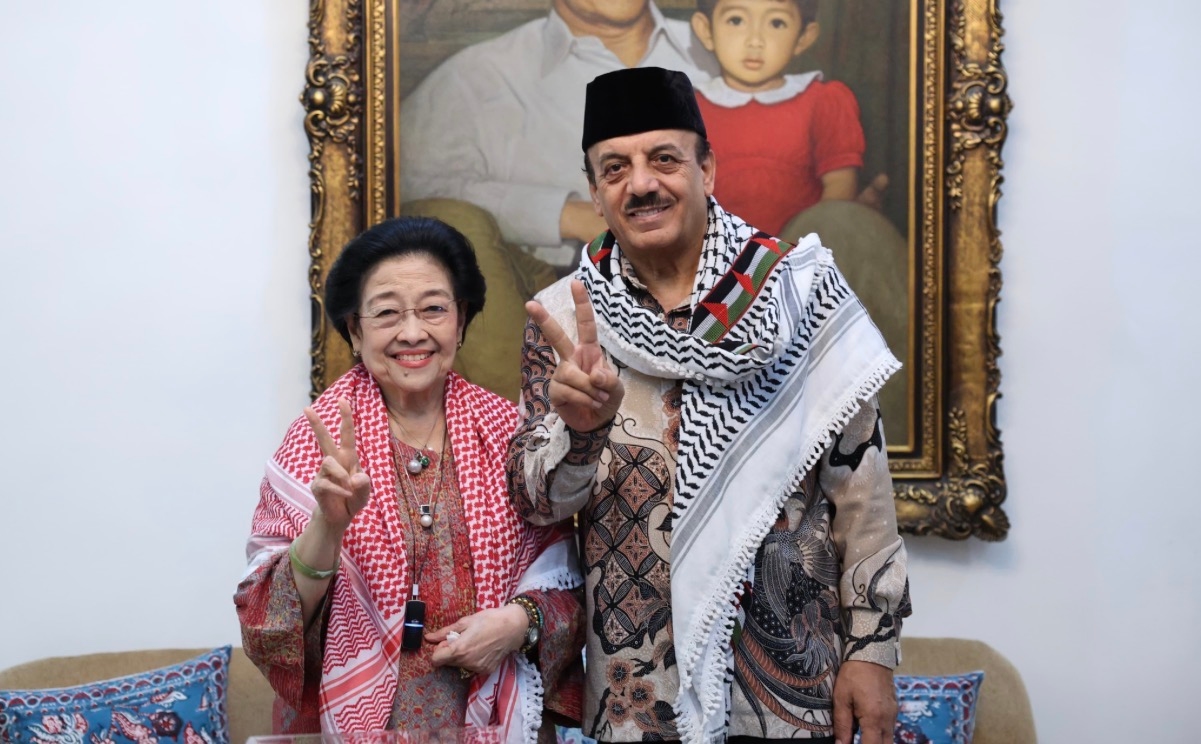 Megawati Tegaskan Dukungan untuk Palestina Saat Terima Dubes Alsattari di Menteng