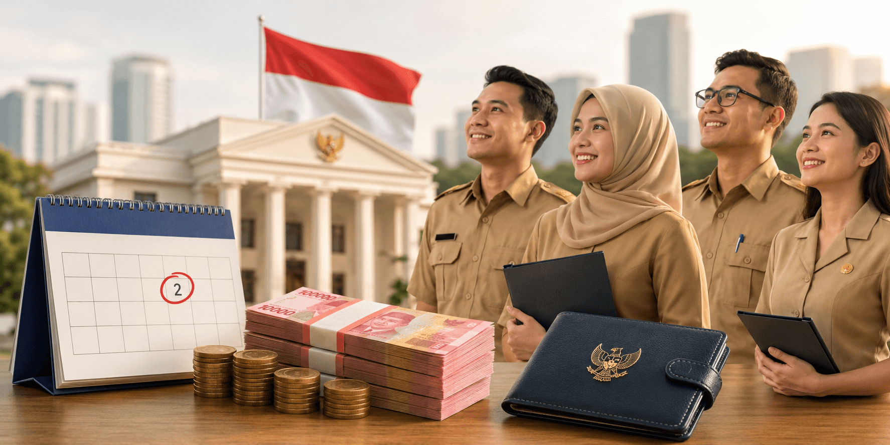 Gaji ke-13 PNS 2026 Cair Juni! Cek Besaran Nominal per Golongan dan Komponennya