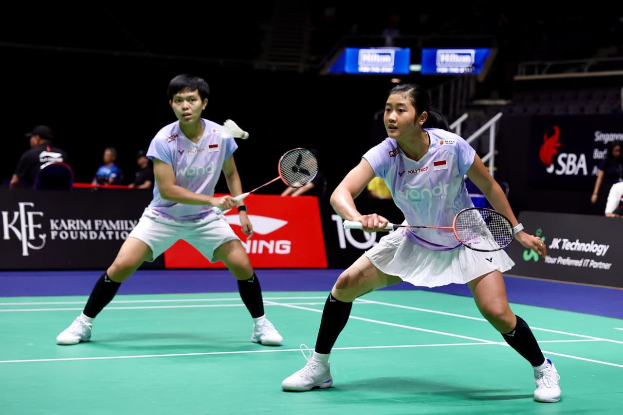 Singapura Terbuka: Dihentikan Unggulan Utama, Tiwi/Fadia Langsung Angkat Koper di Putaran Pertama