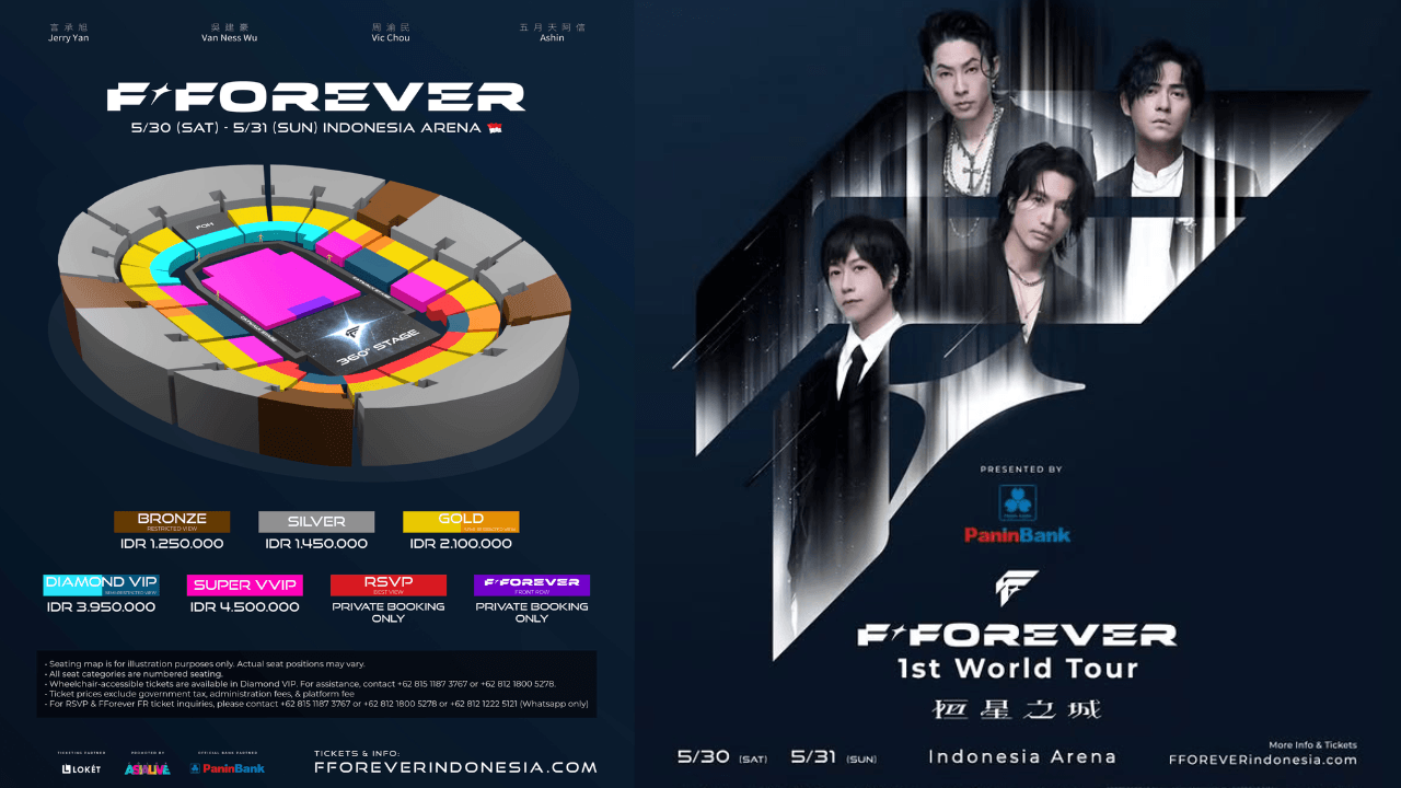 Bocoran Prediksi Setlist Konser F4 Jakarta 2026, Ada Lagu Meteor Rain Khas Meteor Garden!