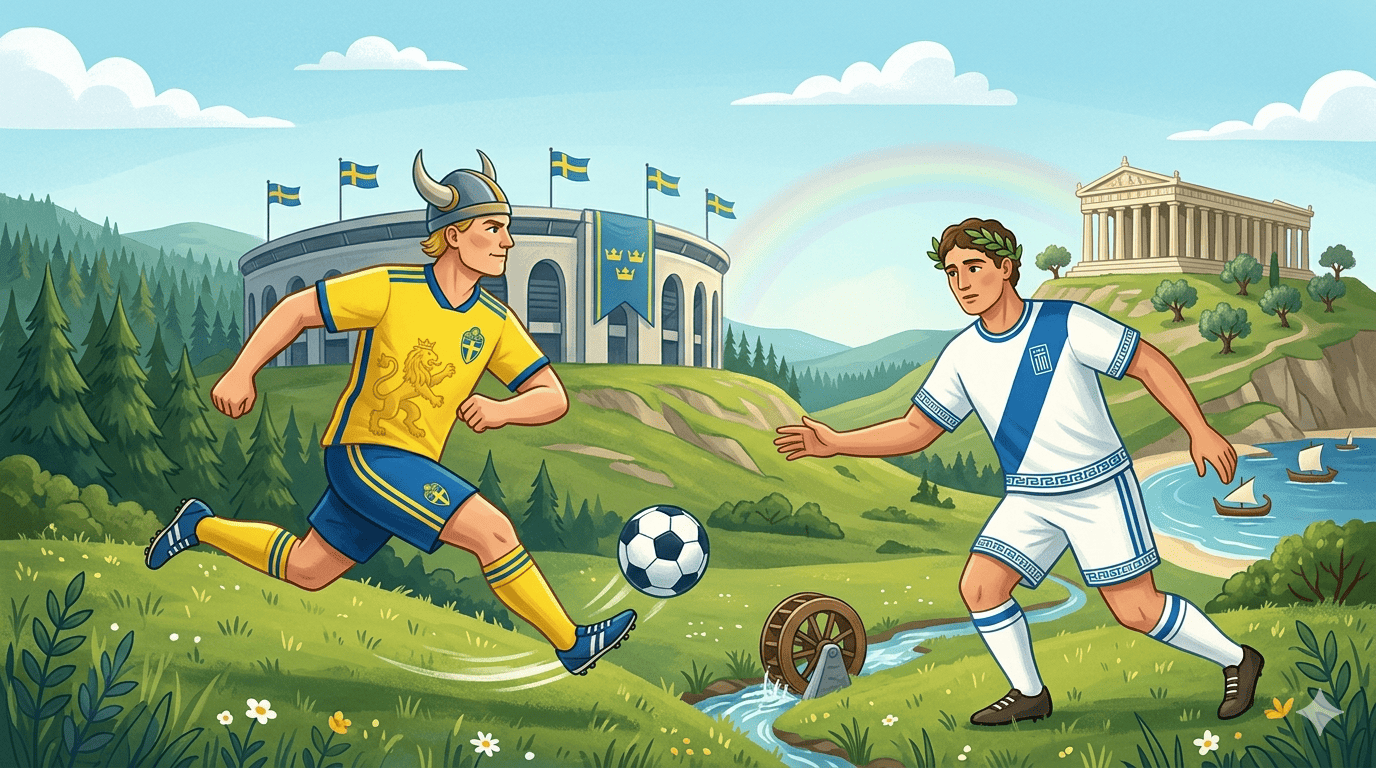 Prediksi Skor Swedia vs Yunani: Analisis Head to Head, Susunan Pemain, dan Peluang Menang Jelang Piala Dunia 2026