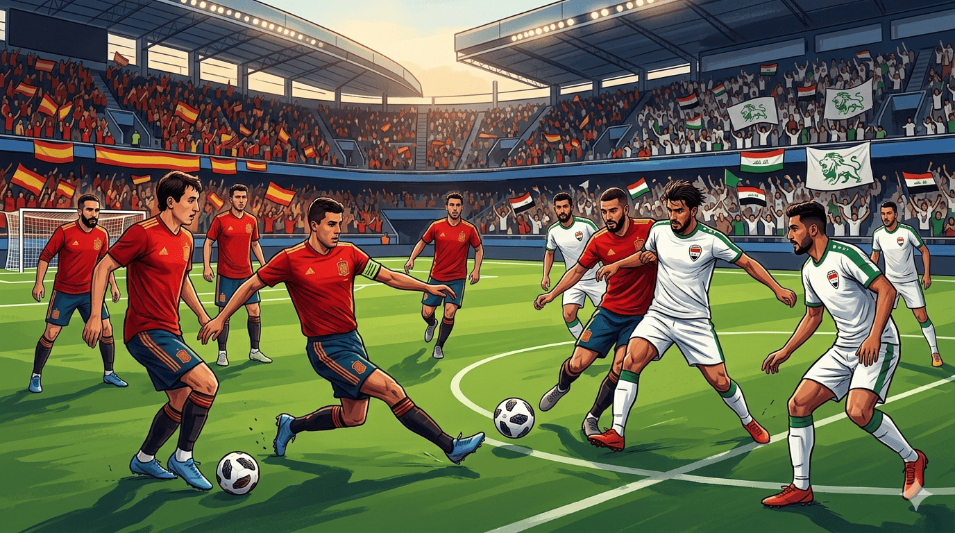Prediksi Spanyol vs Irak 5 Juni 2026: La Roja Diunggulkan, Bisakah Singa Mesopotamia Memberi Kejutan?