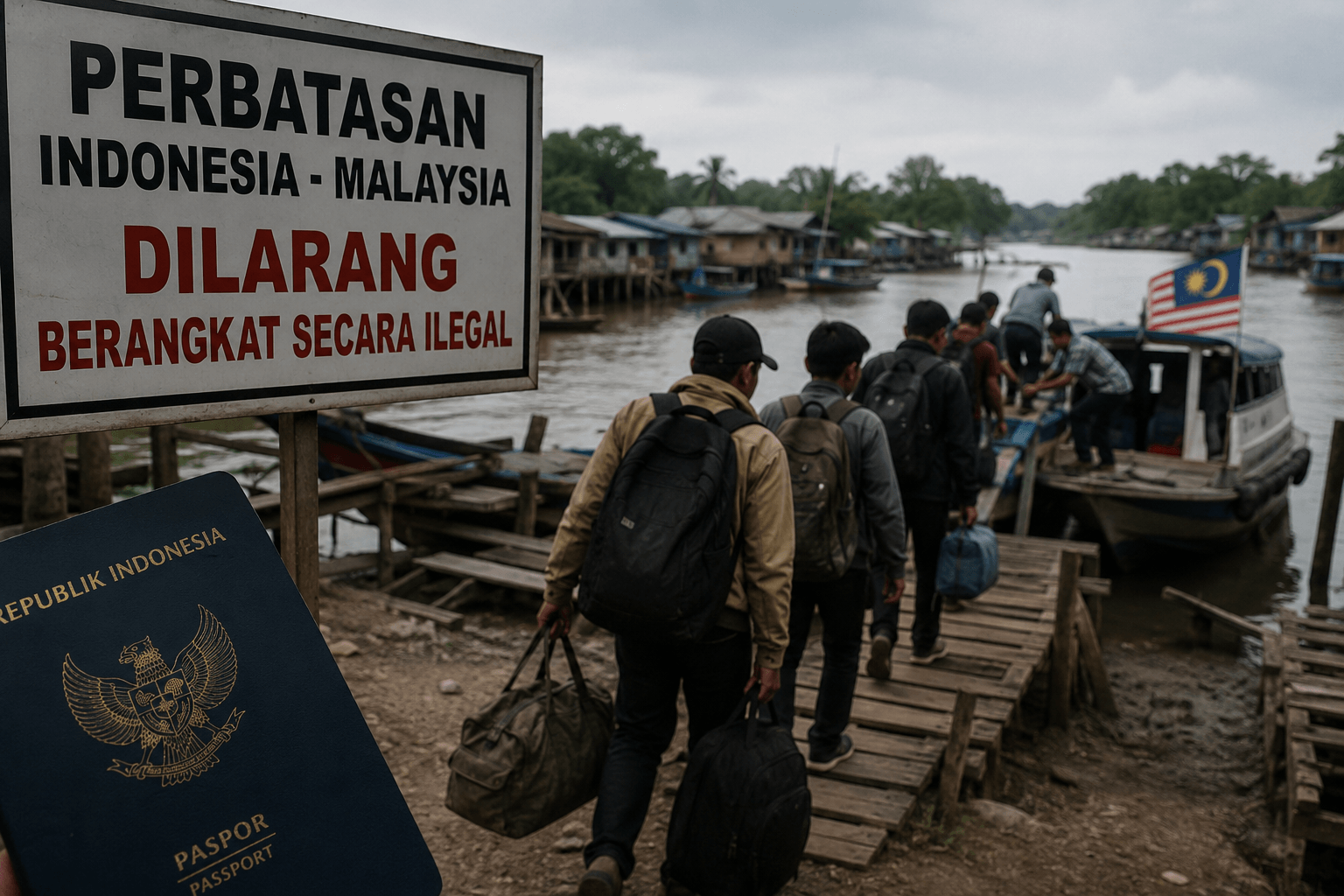 Jalur Tikus Masih Marak, DPR Soroti Tingginya Keberangkatan PMI Ilegal ke Malaysia