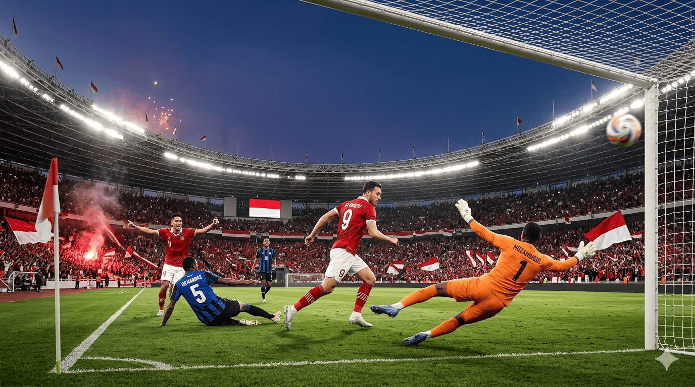 Prediksi Skor Indonesia vs Mozambik: Garuda Diunggulkan Menang, Tapi Jangan Remehkan Kecepatan Os Mambas