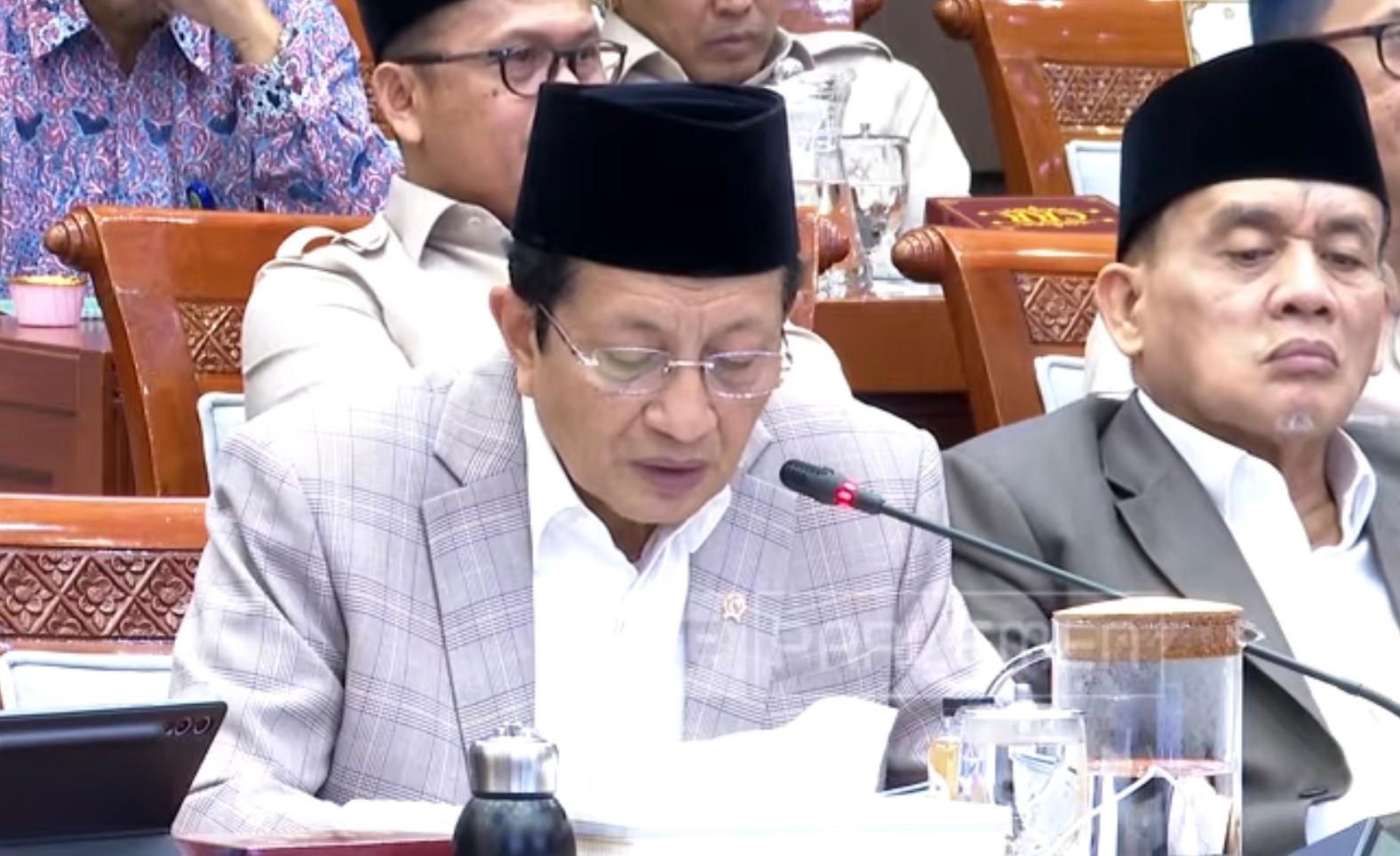 Raker dengan Komisi VIII DPR, Menag Minta Tambahan Anggaran RpRp41,89 Triliun di 2027
