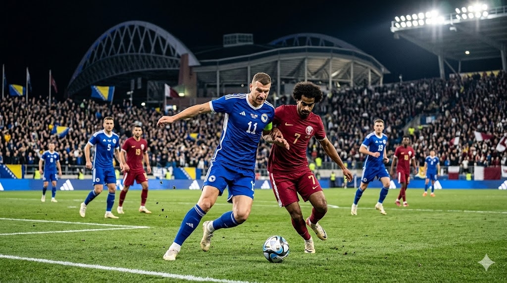 Prediksi Skor Bosnia dan Herzegovina vs Qatar: Laga Penentuan Nasib, Siapa Lebih Dekat ke Fase Gugur?