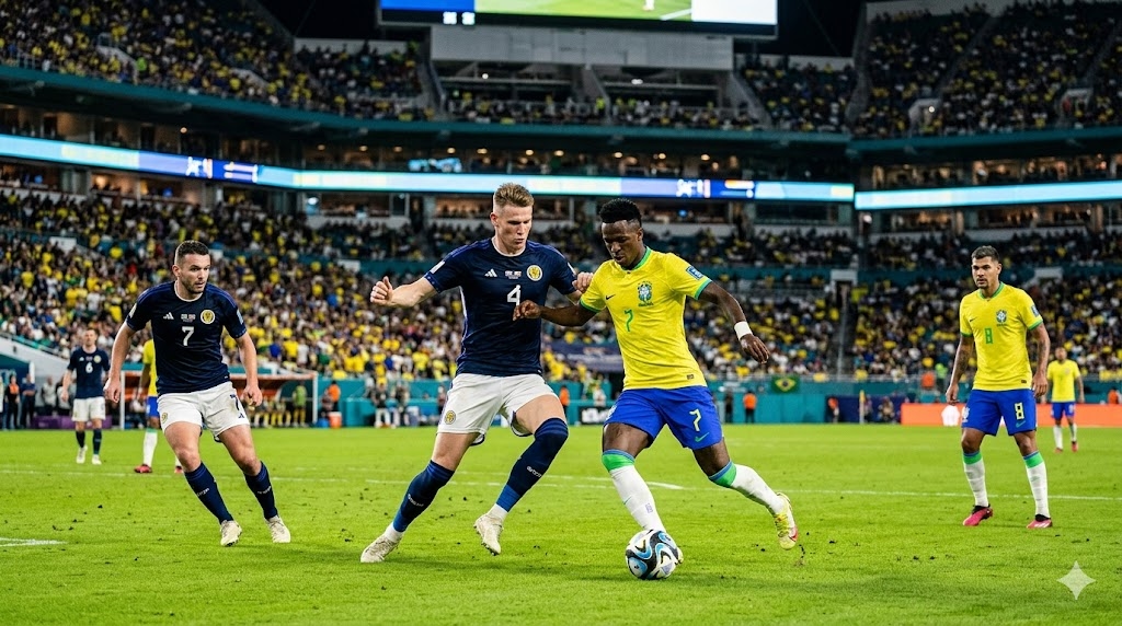 Prediksi Skor Skotlandia vs Brasil: Ujian Terbesar Tartan Army, Selecao Diunggulkan Menang di Laga Penentuan Grup C