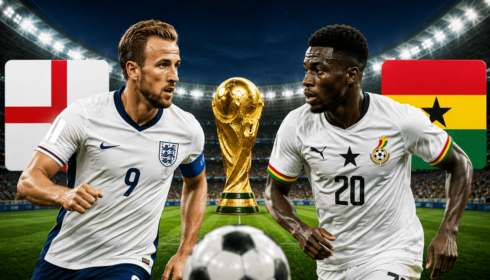 Cara Nonton Live Streaming Inggris vs Ghana Piala Dunia 2026, Resmi di HP dan TVRI!